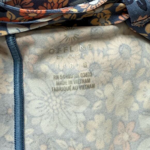 Offline by Aerie Women’s Large Floral One Piece Bodysuit Spandex Stretch - Picture 4 of 8